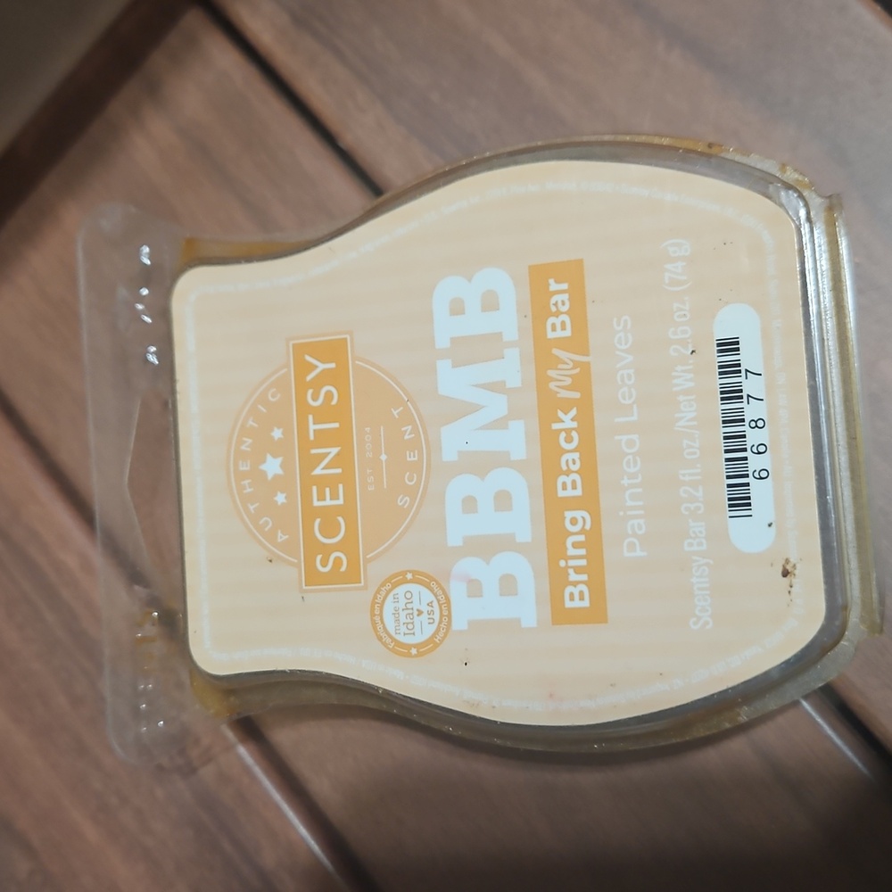 Painted Leaves scentsy wax bar